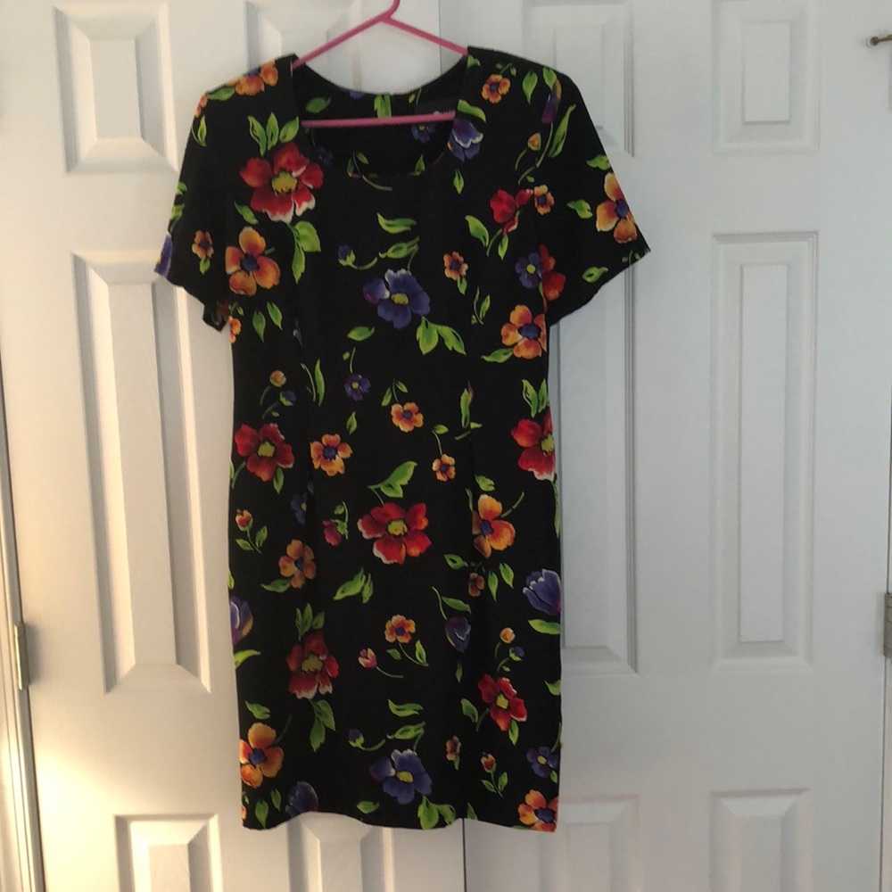 Floral dress size 16